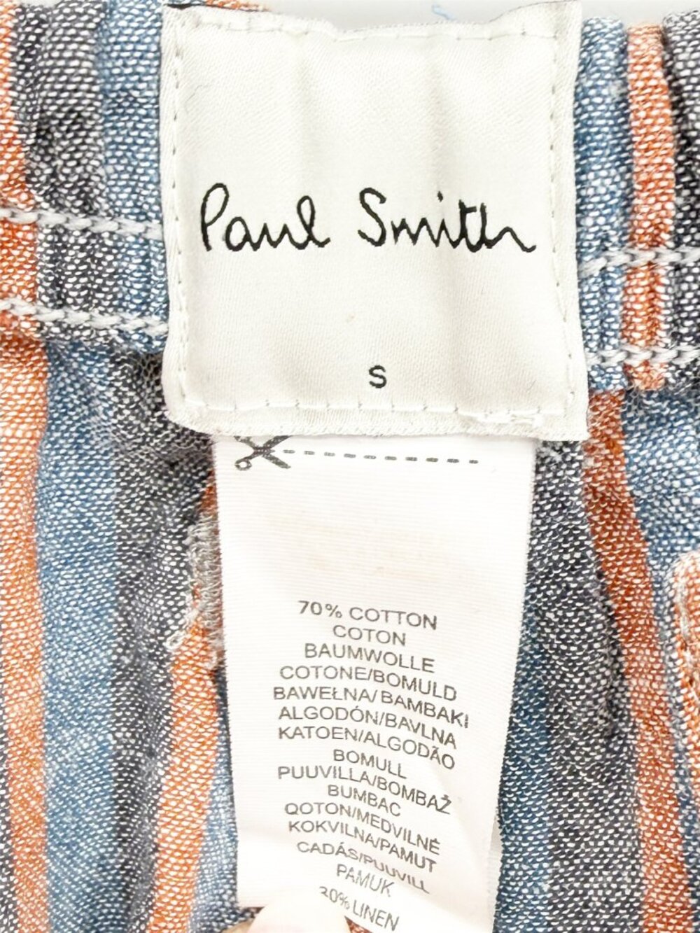 Paul Smith Men's Cotton-Linen Long Pajama Set - Picture 8 of 14